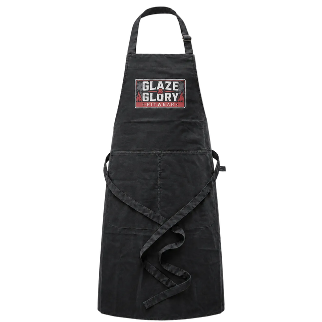 Glaze & Glory Grillschürze "Logo Flames"