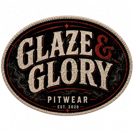 Glaze & Glory Aufkleber "Oval Logo"