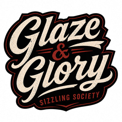 Glaze & Glory Aufkleber "Sizzling Society"