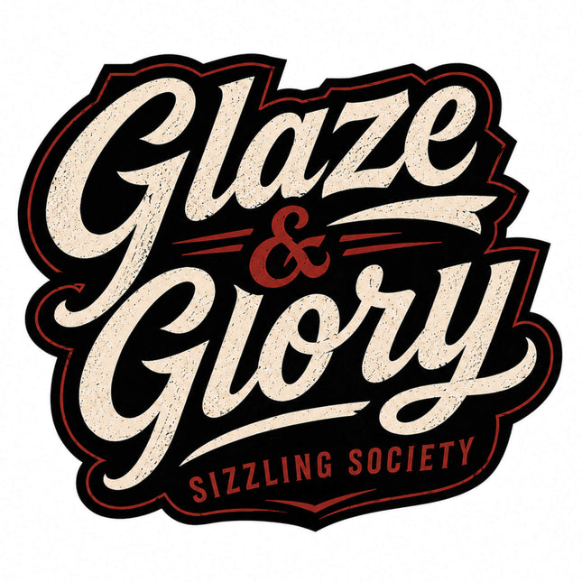 Glaze & Glory Aufkleber "Sizzling Society"