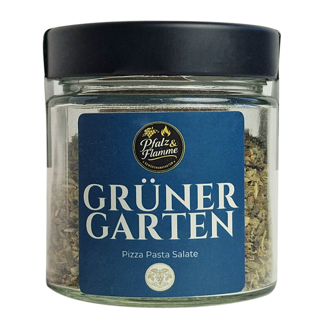 Pfalz und Flamme Grüner Garten mediterane Kräutermischung, Glas
